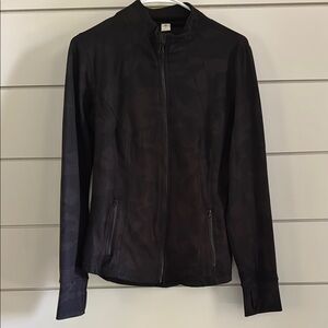 90 Degree By Reflex Black Camouflage Zip-Up